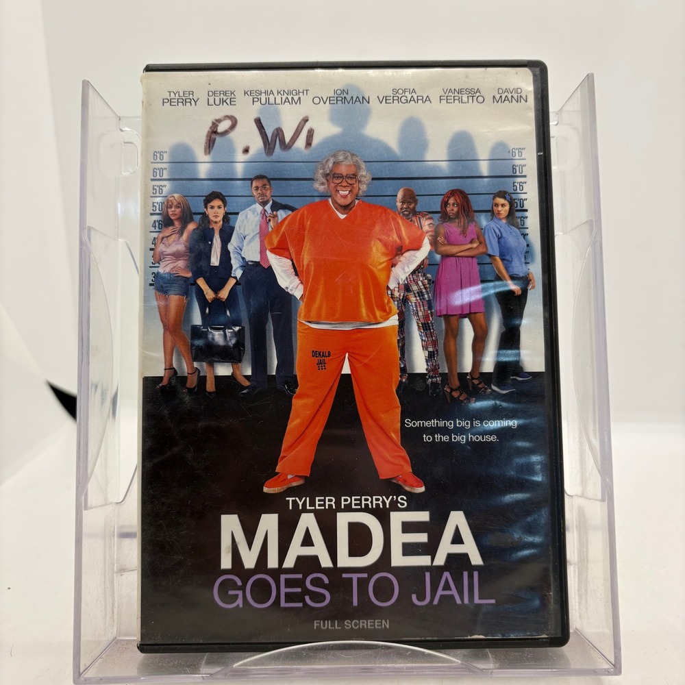 Tyler Perry Madea Goes To Jail DVD Full Screen Lionsgate 2008 Comedy Movie